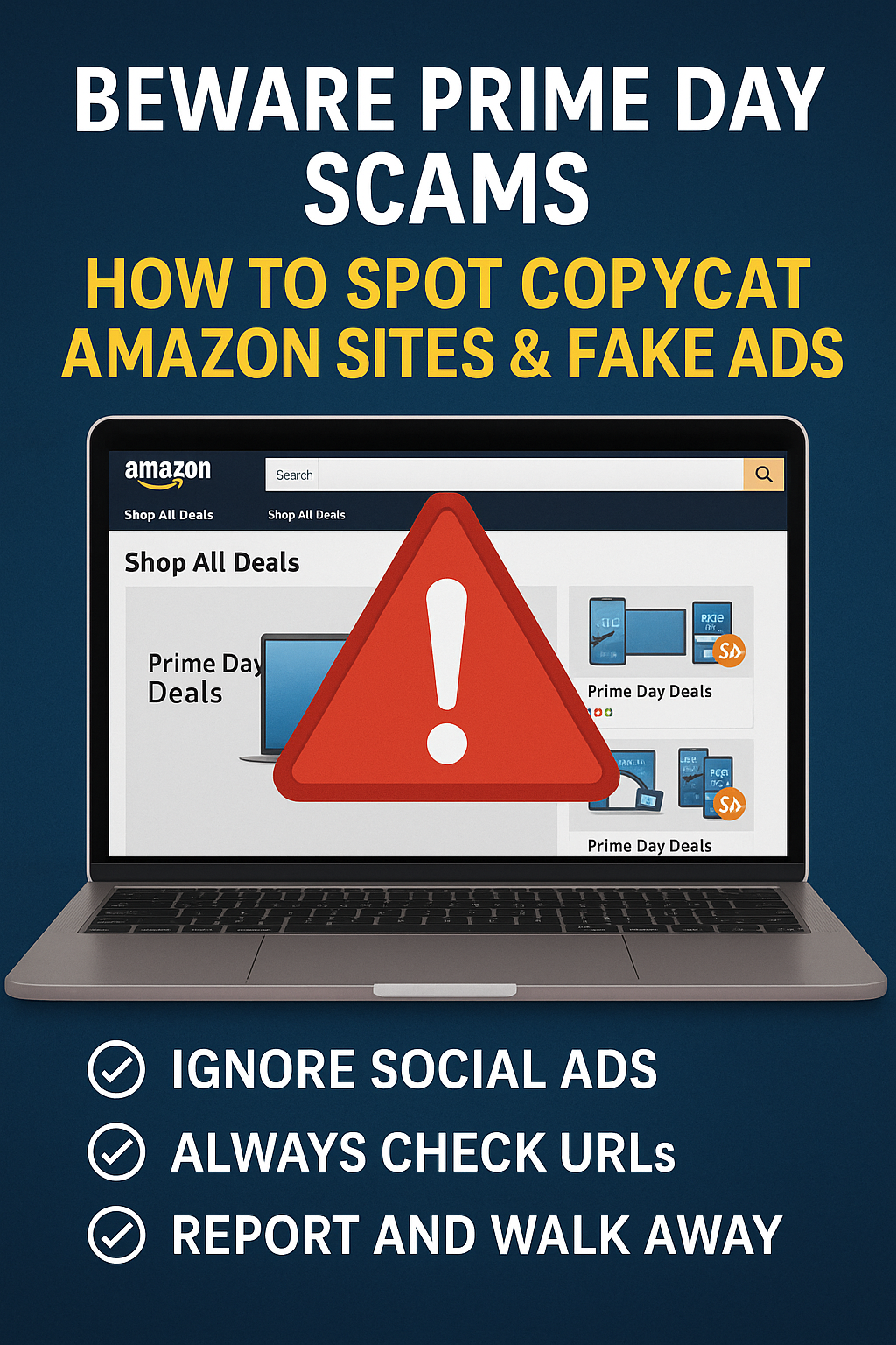 Beware Prime Day Scams: How to Spot Copycat Amazon Sites & Fake Ads